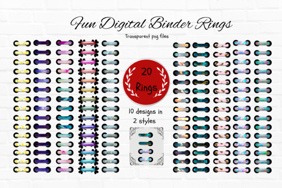 Download Fun Digital Planner Binder Ring Coils - Planner binder Collection