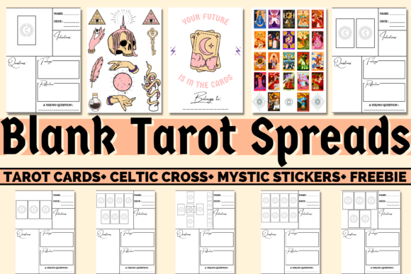 Download Tarot Workbook Tarot Blank Spreads Tarot - Premium Bundle