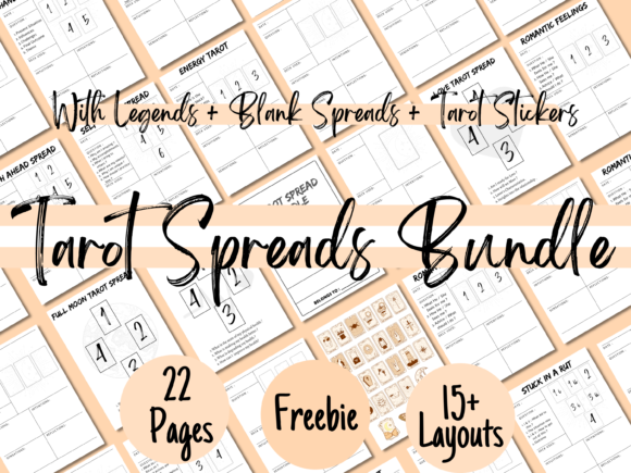 Download Tarot Journal | Tarot Workbook | Planner - Premium Bundle