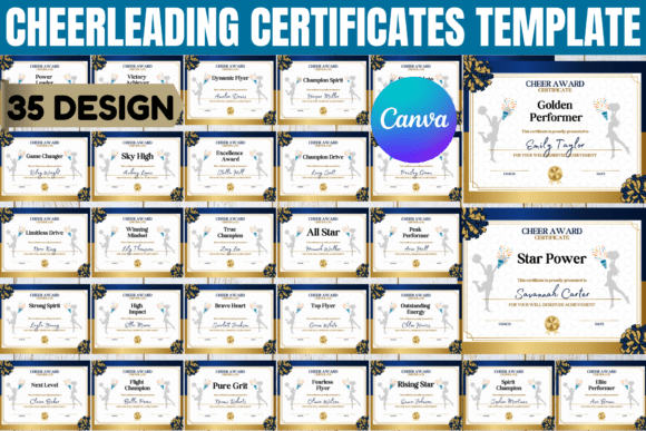 Download Cheerleading Certificates Template - Premium Resources